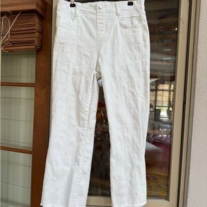 Liverpool White Cropped Jeans